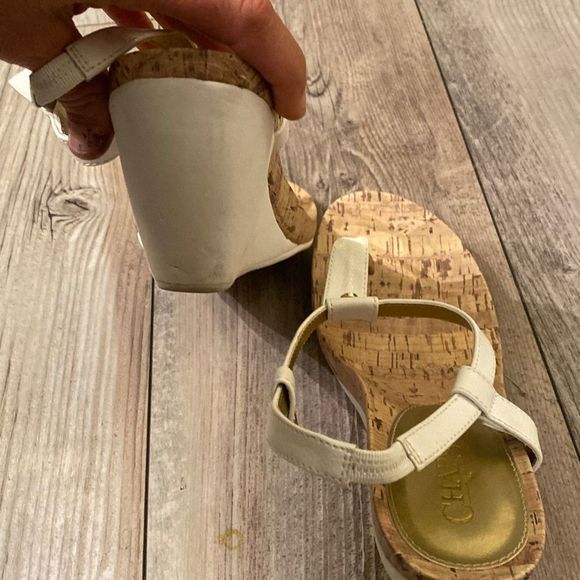 Chaps Womens Strappy Cork Sandals Size 9.5 - Picture 7 of 9